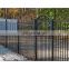 hot sale Xinhai #9 H 5 ft * W 6 ft Galvanized and power coated steel ornamental fence panel