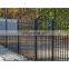 hot sale Xinhai #9 H 5 ft * W 6 ft Galvanized and power coated steel ornamental fence panel