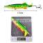 Hot sale Pike 8 color 13cm 16G Topwater Floating Whopper Popper Lure Hooks Hard Bait propeller Fishing Lures