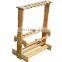 Wholesale 12holes-26holes fishing rod display stand, wooden fishing rod rack, fishing rod rack