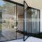 residential steel entry hot sale design single swing security wrought iron insulated glass large pivot front door with handle