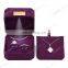 Custom Logo Top Quality Purple Super Fiber Insert Boxes Ring Pendant Gift Packaging Jewelry Box