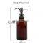 2021 household popular bathroom set glass soap dispenser tumbler soap dish bottle glass