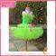 Ruffle viridity ribbon tutu fluffy voile girl's dress children frocks designs