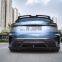 Runde Carbon Fiber Material For Tesla Model Y CMST Style Body Kit Hood Front Lip Side Skirts Rear Lip Spoiler