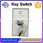 Stainless steel release emergency key switch