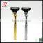 Cheap metal handle 3 blade shaving blade razor