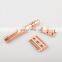 high quality metal double edge razor traditional design rose gold safety razor
