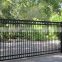 Factory Supply Protective Galvanized Steel Fence Gate Good Quality Wrought Iron Fence Gate
