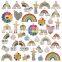 31Pcs Mixed Cute Animals Plants Flowers Enamel Charms DIY Earrings Bracelet Pendant Necklace Accessories For Jewelry Making