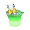 Factory Direct Custom LED Luminous Ice Bucket Induction Recharge Waterproof Lighting Ice Buckets for Bar
