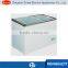 200L glass door display freezer ice cream freezer