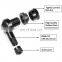 Black 90 Degree Angle CNC Motorcycle Valve Stems Tire 10mm Pair 11.3mm Rim Holes Wheel Aluminum Fit for Most Harley Davidson