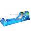 inflatable outdoor bounce house with water slide