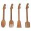 Christmas gift bamboo guitar cooking spoon set cooking tools Wholesale from China