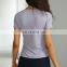 Wholesale Plus Size Yoga Blouse XXXXL Large Size Short Sleeve Gym Fitness T-shirt Women Outdoor Training Sports Wear Clothing