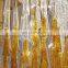 Modern custom hotel entrance long coloured art deco glass tube pendant chandelier