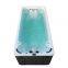 Modern Design 7m Swim Spa Low Height Semi-Ingroun Rectangular Shape Square Pattern 6-People Capacity Acrylic Material Villas