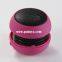 3.5mm jack portable mini hamburger speaker