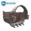 Super hardened cast hardfacing wear resistant lining plate for dragline bucket inside install