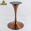 Hot Sale Tulip Dining Table Leg Glazed Rose Gold SS304 Stainless Steel Furniture Legs