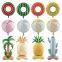 Summer Hawaii Birthday Party Balloons Coconut Tree Pineapple Shape Foil Balloon Swimming Ring Balloon for Fun
