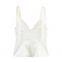 Summer new European and American style women's fashionable and sexy spicy girl bow decoration silk top