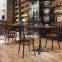 Vintage antique solid wood ash table and chair combination