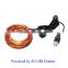 flexible 5v usb powered copper wire led string light , rgb copper wire led string lights