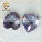 Heart Shape Checkerboard CZ Stone For Jewelry Decoration