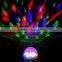 3W RGB Crystal Bulb E27 LED Rotating Stage Lighting For Disco DJ Party