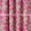pink leopard pattern plush fleece fabric