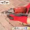 FTSAFETY polyester red wrinkle latex coated gloves on palm and fingers