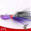 wholesale jig fishing lure Bucktail Hair Jigs with hook for fishing