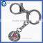 Accessories gifts item: promotional gifts custom metal apple shaped keychain/key ring