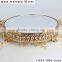 Gold crystal round wedding cake stand,metal cake stand for wedding cake(CAKE-006)