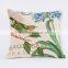 18x18 Inch Pillow Case by PLUS, Sweet Home Cotton Linen Material cushion cover, Hidden Zipper on Cover