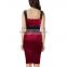 vintage quinceanera dresses waist halter dress pinup polka dot wiggle pencil dresses