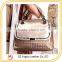2016 latest style Europe and the United States fashion brand leather bag ms single shoulder messenger bag woven trendy handbag