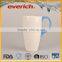 Bule and white modern style design coffee mug
