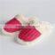 Woman Knitted Indoor Slipper With Sequins