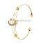 Environmental gold plated zinc alloy rhinestone water drop shaped 4 pieces fashion jewelry set                        
                                                                                Supplier's Choice