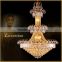 Golden Large Chandeliers for High Ceilings, Large Hotel Chandelier MD8514 L21