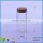 100ml transparent borosilicate glass bottle with stainless steel lid