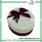 Cylinder Packaging oval shape light color gift cardboard round box