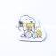 2016 innovative lovely dog design decorative epoxy resin magnetic fridge magnet