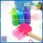 2016 bulk sale one hole plastic pencil sharpener with transparent color