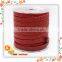 10mm Width Red Peaceful Braided Cow Leather Cord for Bracelets Making