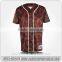 customized high quality baseball jerseys with full button and different necks