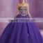 Hot Selling Western style sleeveless Purple Beaded classic victorian Dance gothic ball gowns CYQ-016